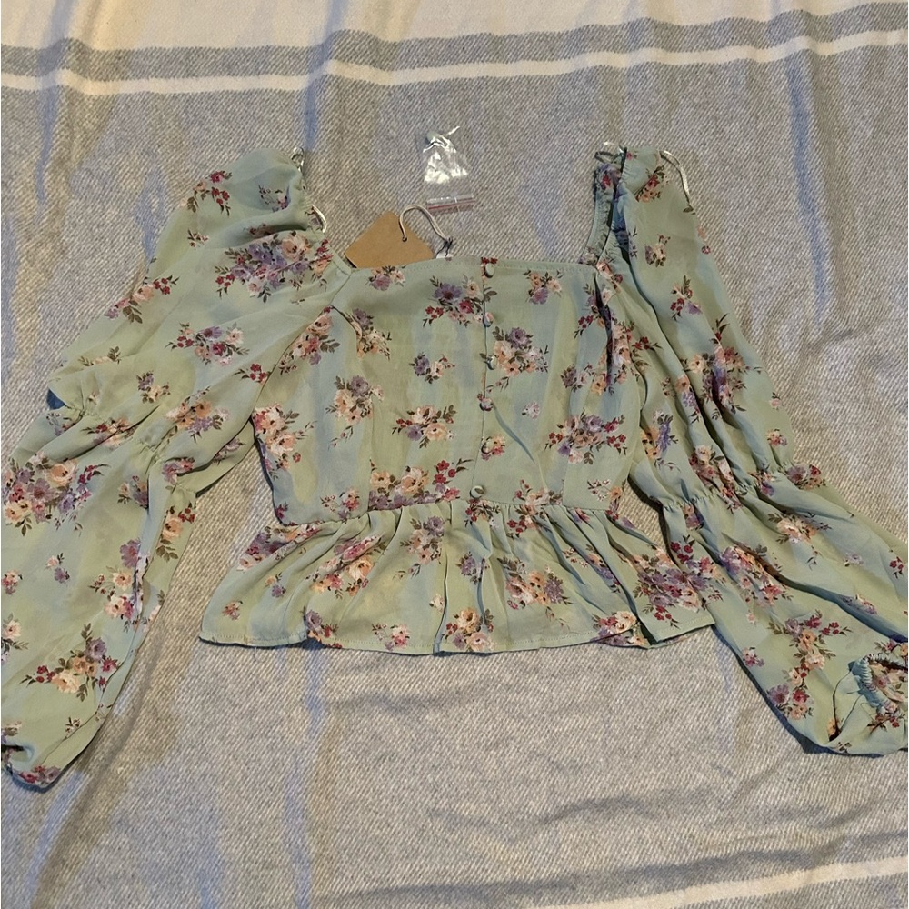 Blu Pepper crop top